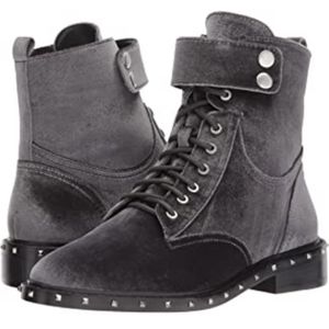 {8.5} Vince Camuto Talorini Studded Velvet Boots